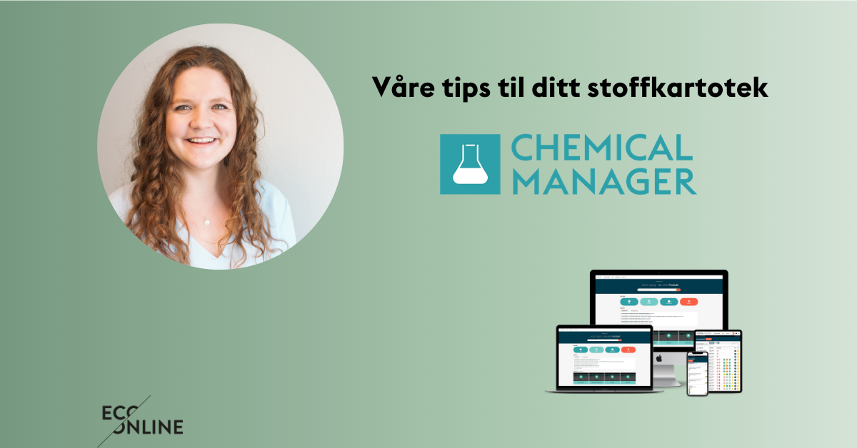 Våre tips til ditt stoffkartotek EcoOnline Chemical Manager (1)